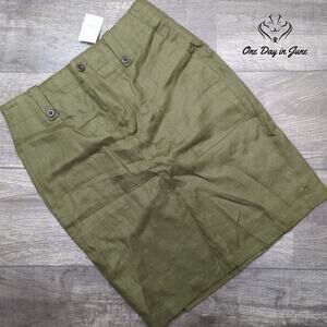 J.Crew Linen Mini Skirt Size 4